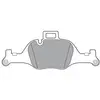 Image de DELPHI Plaquettes de frein X4 pour BMW: Série 7, X3, Série 6, Série 2, Série 4, i4, Série 5, Série 3, X4, X5, X6 (Ref: LP3299)