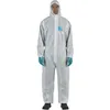 Image de Ansell AlphaTec 1500 Model 111, Combinaison de Travail Jetable, Protection Chimique Type 5/6, Tenue Intégrale et Déperlante, Bricolage et Peinture, Homme Femme, Blanc, Taille XL (1 Pièce)