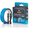 Image de WELDTITE Kit de Conversion sans Chambre à air pour vélo avec 2 valves Presta 55 mm et Ruban adhésif 24 mm x 10 m