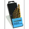 Image de C.K T3293 HSS Jeu de forets pour le métal 6 pièces 2 mm, 3 mm, 4 mm, 5 mm, 8 mm TiN DIN 338 tige cylindrique 1 set