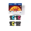 Image de Pack cartouche BROTHER LC980VALBP - Noir + 3 couleurs