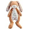 Image de Rainbow Designs Grand lapin en forme de lièvre marron noisette   Adorable peluche douce du livre classique pour enfants Guess How Much I Love You, oreilles en velours peluche, motif brodé « I Love You