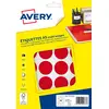 Image de Avery Boite de 240 Etiquettes multi usages 30 mm Rouge