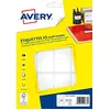 Image de AVERY - Etui de 192 étiquettes autocollantes. Format 56 x 34 mm.