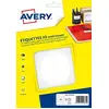 Image de AVERY - Etui de 256 étiquettes autocollantes. Format 35 x 49 mm.