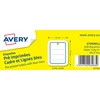 Image de Avery Boite de 1000 étiquettes cadres et lignes bleus - 30x37mm (ETIPERFL1)