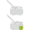 Image de FERODO Plaquettes de frein X4 pour CITROËN: C15, ZX (Ref: FDB687)