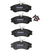 Image de FERODO Plaquettes de freins non préparé pour l'indicateur d'usure avec accessoires FDB1477 Compatible avec PEUGEOT 206 3/5 portes 2A/C Partner I Van 5, G 206 CC 2D 206 SW 2E/K 206 Berline, CITROËN