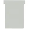 Image de Nobo, Lot de 100 fiches T pour planning, Indice 3, Gris, 2003010