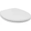Image de Ideal Standard S407701 Contour 21 Abattant WC avec couvercle Charnière en acier inoxydable Blanc