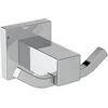 Image de Ideal Standard IOM Double Patère Murale Carré Deux Crochets Porte Serviette Salle de bain Finition Chrome E2193AA