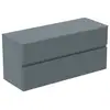 Image de Ideal Standard Finesse Meuble avec plan de toilette l: 120,2 H: 55,8 P: 44 cm, 2 tiroirs, E3421UQ,