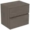 Image de Ideal Standard Finesse Meuble avec plan de toilette l: 60,2 H: 55,8 P: 44 cm, 2 tiroirs, E3422UR,