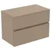 Image de Ideal Standard Finesse Meuble avec plan de toilette l: 80,2 H: 55,8 P: 44 cm, 2 tiroirs, E3423UP,