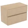 Image de Ideal Standard Finesse Meuble avec plan de toilette l: 80,2 H: 55,8 P: 44 cm, 2 tiroirs, E3423US,