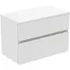 Image de Ideal Standard Finesse Meuble avec plan de toilette l: 80,2 H: 55,8 P: 44 cm, 2 tiroirs, E3423Y1,