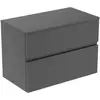 Image de Ideal Standard Finesse Meuble avec plan de toilette l: 80,2 H: 55,8 P: 44 cm, 2 tiroirs, E3423Y2,