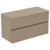 Image de Ideal Standard Finesse Meuble avec plan de toilette l: 100,2 H: 55,8 P: 44 cm, 2 tiroirs, E3424UP,