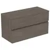 Image de Ideal Standard Finesse Meuble avec plan de toilette l: 100,2 H: 55,8 P: 44 cm, 2 tiroirs, E3424UR,