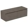 Image de Ideal Standard Finesse Meuble avec plan de toilette l: 120,2 H: 38,8 P: 44 cm, 2 tiroirs, E3425UR,