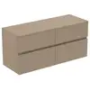 Image de Ideal Standard Finesse Meuble avec plan de toilette l: 120,2 H: 55,8 P: 44 cm, 4 tiroirs, E3426UP,