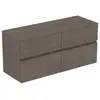 Image de Ideal Standard Finesse Meuble avec plan de toilette l: 120,2 H: 55,8 P: 44 cm, 4 tiroirs, E3426UR,