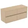 Image de Ideal Standard Finesse Meuble avec plan de toilette l: 120,2 H: 55,8 P: 44 cm, 4 tiroirs, E3426US,