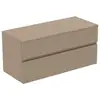 Image de Ideal Standard Finesse Meuble avec plan de toilette l: 120,2 H: 55,8 P: 50,5 cm, 2 tiroirs, E3431UP,