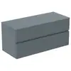 Image de Ideal Standard Finesse Meuble avec plan de toilette l: 120,2 H: 55,8 P: 50,5 cm, 2 tiroirs, E3431UQ,