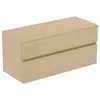 Image de Ideal Standard Finesse Meuble avec plan de toilette l: 120,2 H: 55,8 P: 50,5 cm, 2 tiroirs, E3431US,