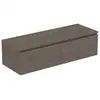 Image de Ideal Standard Finesse Meuble avec plan de toilette l: 140,2 H: 37,8 P: 50,5 cm, 2 tiroirs, E3432UR,