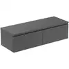 Image de Ideal Standard Finesse Meuble avec plan de toilette l: 140,2 H: 37,8 P: 50,5 cm, 2 tiroirs, E3432Y2,
