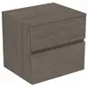 Image de Ideal Standard Finesse Meuble avec plan de toilette l: 60,2 H: 55,8 P: 50,5 cm, 2 tiroirs, E3433UR,
