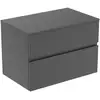 Image de Ideal Standard Finesse Meuble avec plan de toilette l: 80,2 H: 55,8 P: 50,5 cm, 2 tiroirs, E3434Y2,