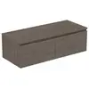 Image de Ideal Standard Finesse Meuble avec plan de toilette l: 120,2 H: 37,8 P: 50,5 cm, 2 tiroirs, E3436UR,