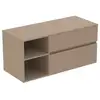 Image de Ideal Standard Finesse Meuble avec plan de toilette l: 120,2 H: 55,8 P: 50,5 cm, 2 tiroirs, E3438UP,