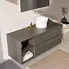 Image de Ideal Standard Finesse Meuble avec plan de toilette l: 140,2 H: 55,8 P: 50,5 cm, 2 tiroirs, E3439UR,