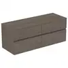 Image de Ideal Standard Finesse Meuble avec plan de toilette l: 140,2 H: 55,8 P: 50,5 cm, 4 tiroirs, E3441UR,