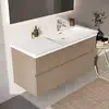 Image de Ideal Standard Finesse Meuble sous-vasque, 2 tiroirs, E3448UP,