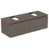 Image de Ideal Standard Finesse Meuble avec plan de toilette l: 120,2 H: 38,8 P: 44 cm, 2 tiroirs, E3475UR,