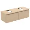 Image de Ideal Standard Finesse Meuble avec plan de toilette l: 120,2 H: 38,8 P: 44 cm, 2 tiroirs, E3475US,