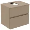 Image de Ideal Standard Finesse Meuble avec plan de toilette l: 60,2 H: 55,8 P: 44 cm, 2 tiroirs, E3476UP,