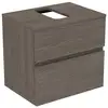 Image de Ideal Standard Finesse Meuble avec plan de toilette l: 60,2 H: 55,8 P: 44 cm, 2 tiroirs, E3476UR,