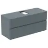 Image de Ideal Standard Finesse Meuble avec plan de toilette l: 120,2 H: 55,8 P: 44 cm, 2 tiroirs, E3479UQ,