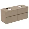 Image de Ideal Standard Finesse Meuble avec plan de toilette l: 120,2 H: 55,8 P: 44 cm, 4 tiroirs, E3480UP,