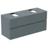 Image de Ideal Standard Finesse Meuble avec plan de toilette l: 120,2 H: 55,8 P: 44 cm, 4 tiroirs, E3480UQ,