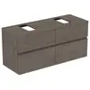 Image de Ideal Standard Finesse Meuble avec plan de toilette l: 120,2 H: 55,8 P: 44 cm, 4 tiroirs, E3480UR,