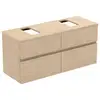 Image de Ideal Standard Finesse Meuble avec plan de toilette l: 120,2 H: 55,8 P: 44 cm, 4 tiroirs, E3480US,