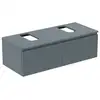 Image de Ideal Standard Finesse Meuble avec plan de toilette l: 120,2 H: 37,8 P: 50,5 cm, 2 tiroirs, E3494UQ,