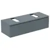 Image de Ideal Standard Finesse Meuble avec plan de toilette l: 140,2 H: 37,8 P: 50,5 cm, 2 tiroirs, E3495UQ,
